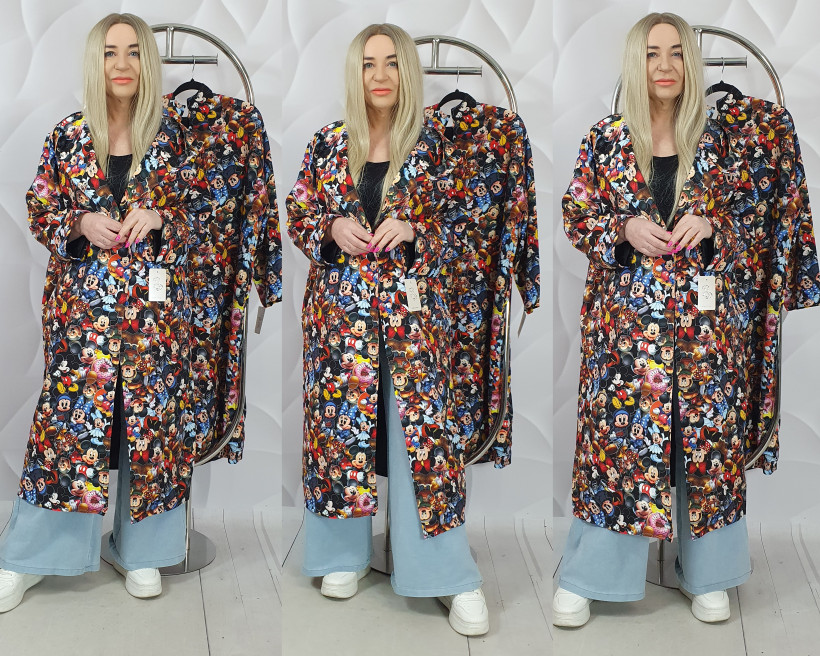 PŁASZCZ WIOSENNY ELDA 17040 SK28 miki