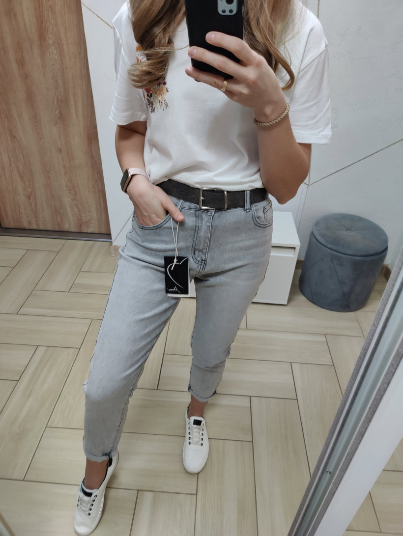 jeansy MSARA szare 