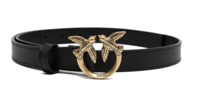 Pasek Pinko Love Berry H2 Belt Vit.Seta PE 25 PLT01 1000143 A0F1 czarny