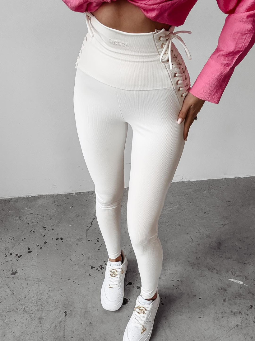 legginsy LULLABY białe wyprzedaż