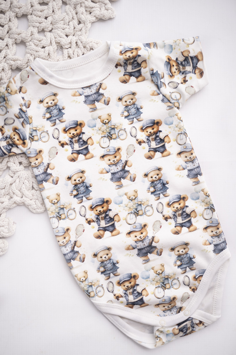 Body Misie jeansowe Lebebe chłopiec