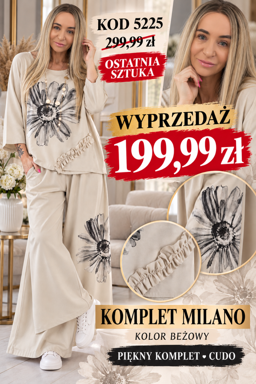 KOMPLET TERYFA 5225 RB20 ACQUA LIMONE %promocja dnia