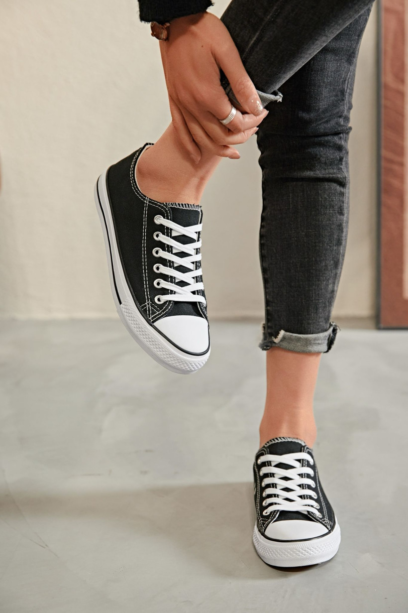 BASKET CONTESSE BASSE NOIR