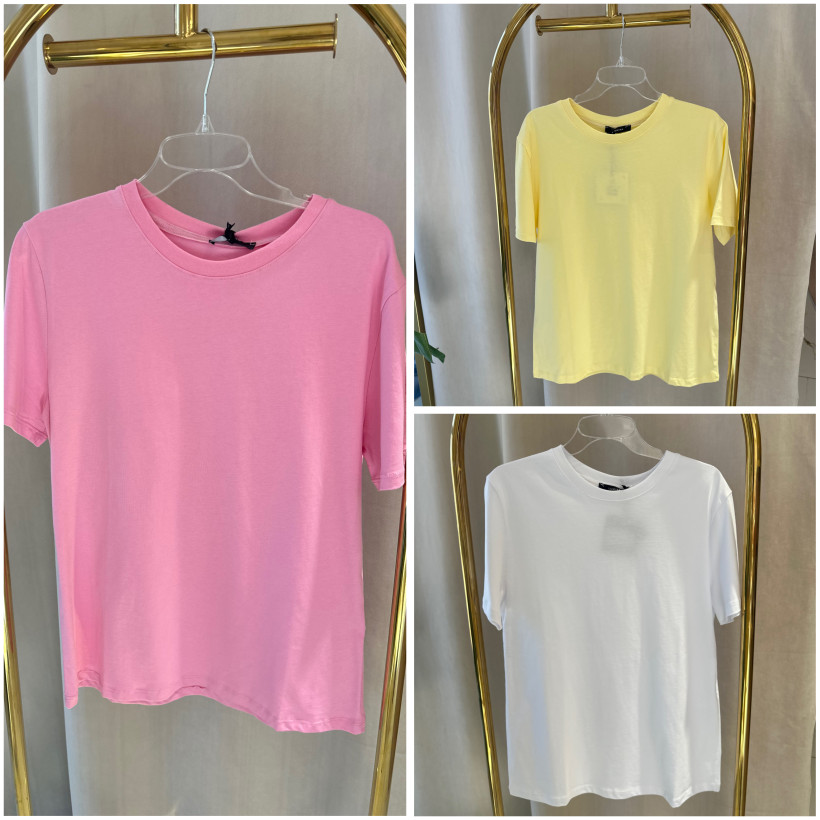 LUM TSHIRT GŁADKI KOLORY UNI