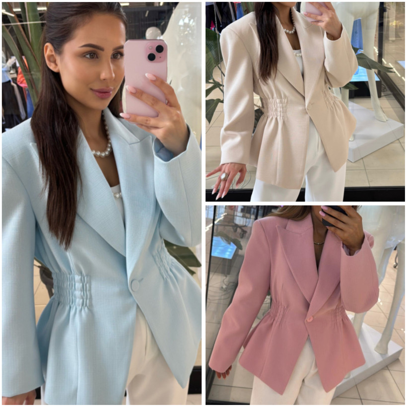 EM ŻAKIET TALIOWANY ELEGANT