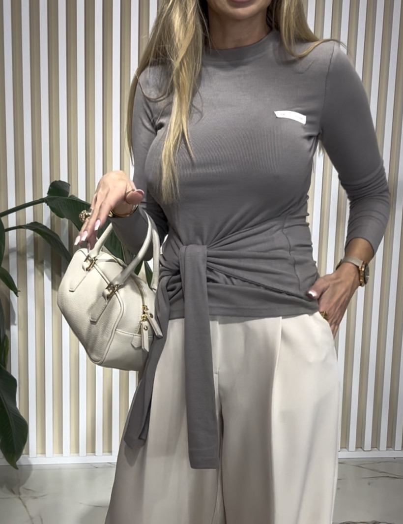 EM BLUZKA PRĄŻEK WIĄZANIE FANGO