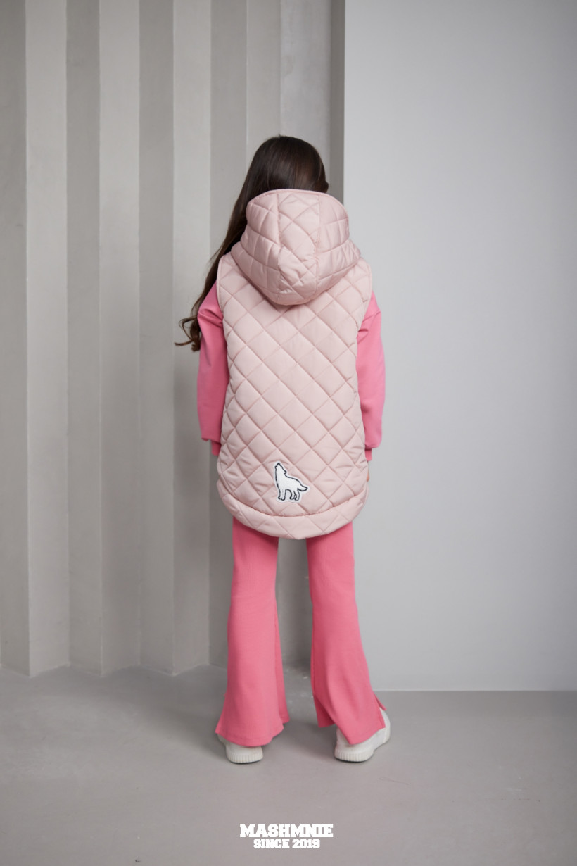 KAMIZELKA RÓŻOWA PIKOWANA MASH MNIE