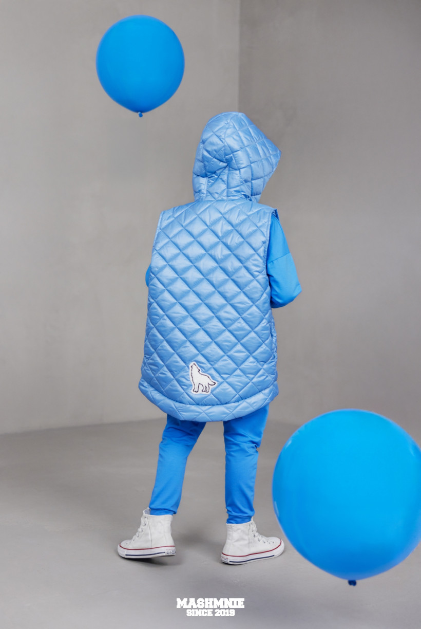 KAMIZELKA NIEBIESKA PIKOWANA  MASH MNIE