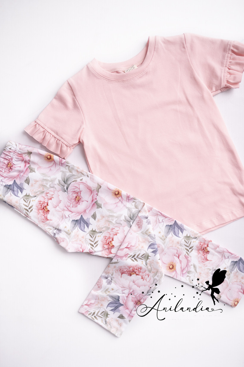 Leginsy peoniowy ogród Lily Grey