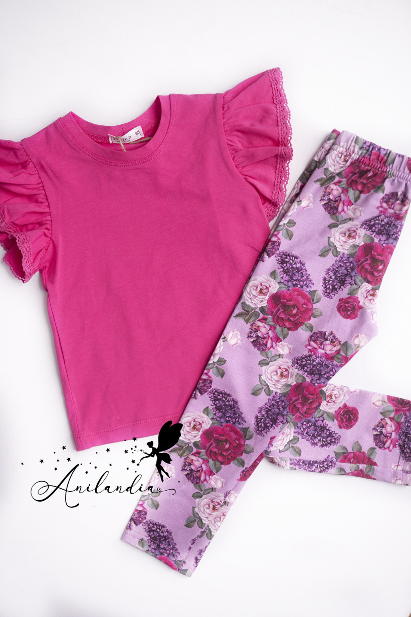 Leginsy róże i bzy Lily Grey