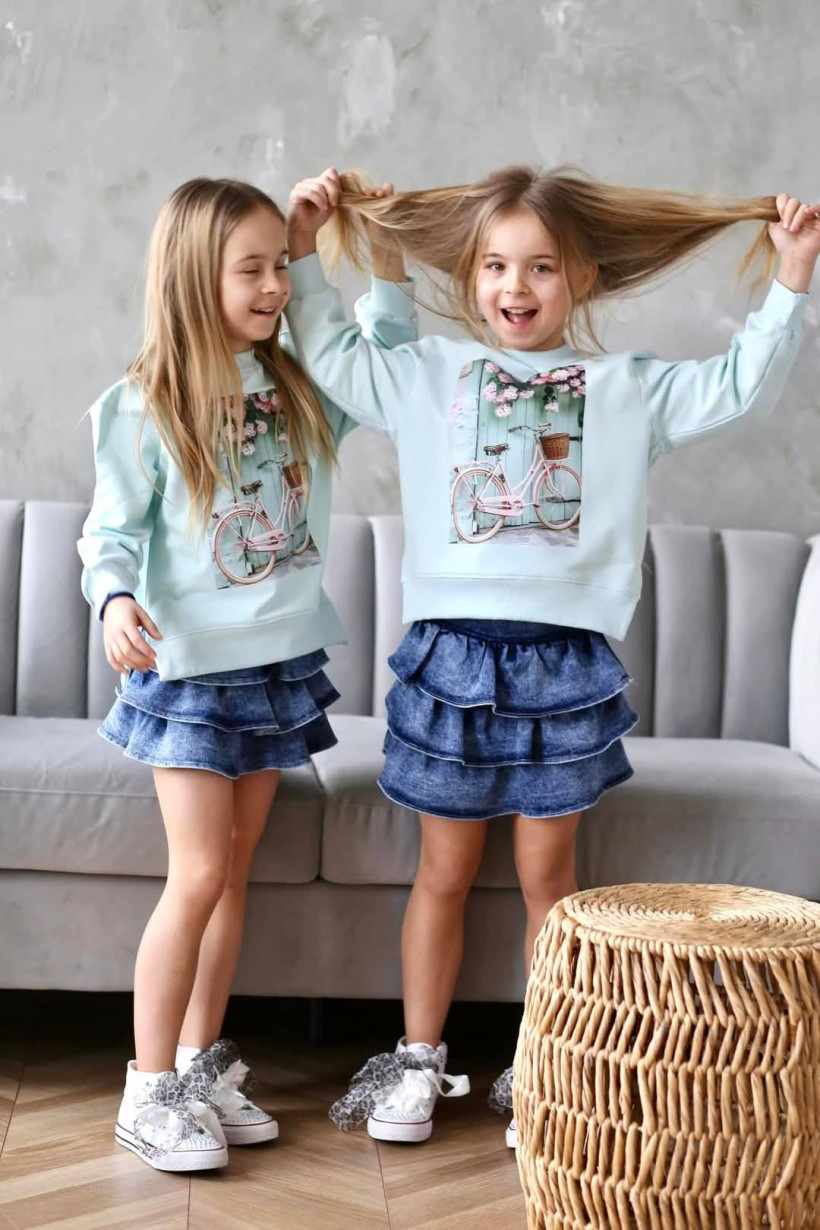 Bluza Rower mięta Qba Kids