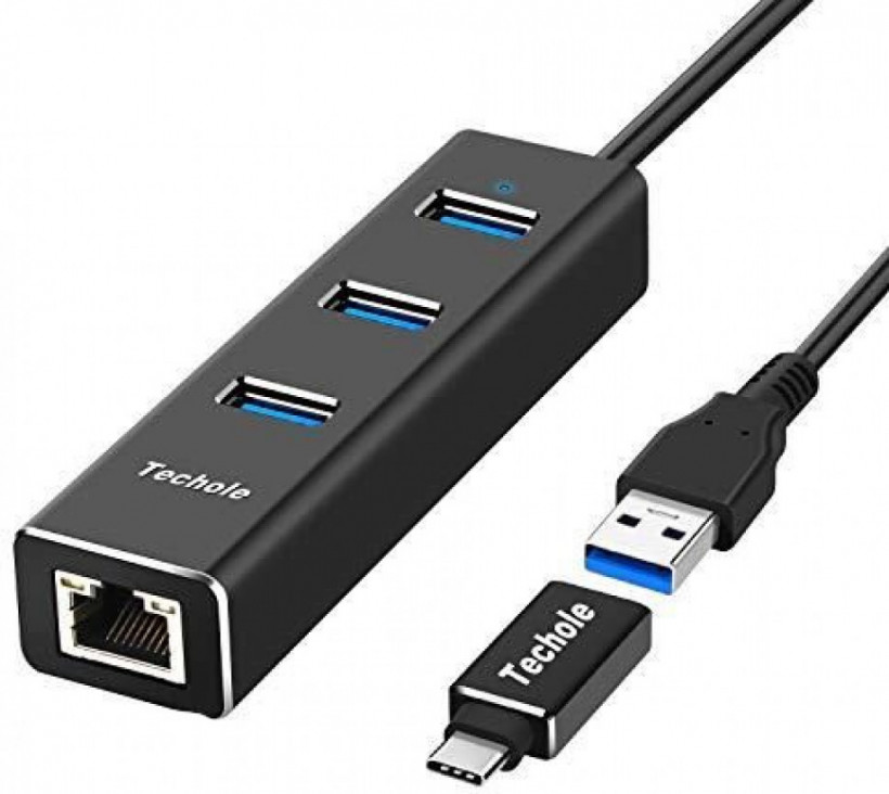 Port USB LAN HUB 3 wejścia
