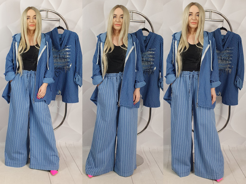 KURTKA JEANSOWA PASKI 80900 RN14