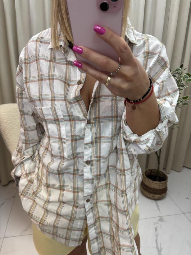 Koszula duża krata