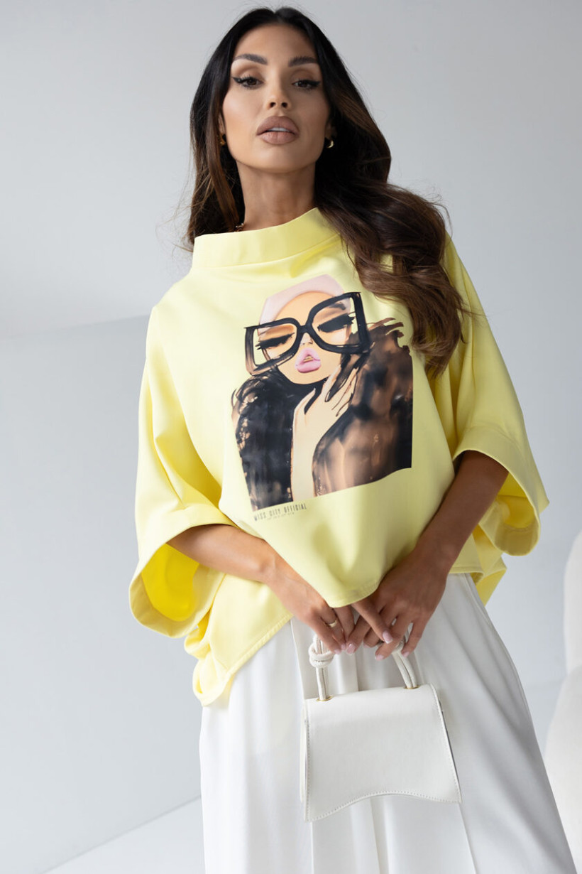 Bluzka Kimono Glasses Miss City Official