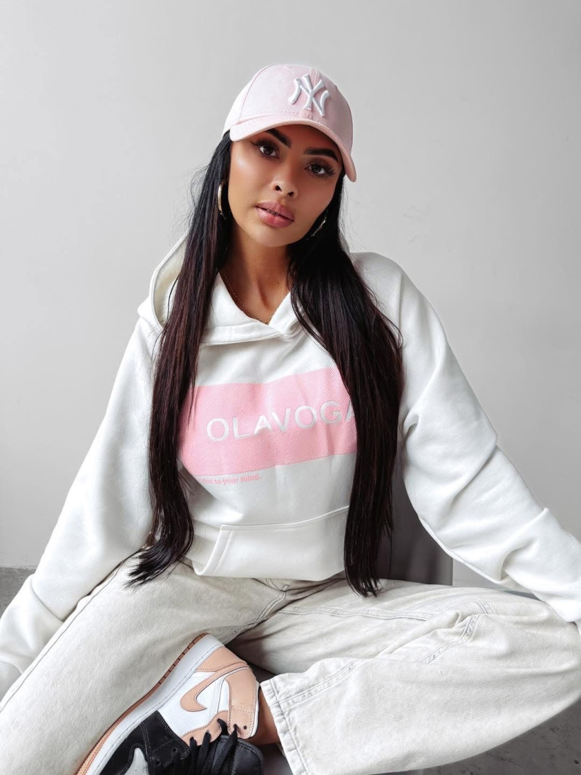 bluza SWEET ROLL ecru wyprzedaż