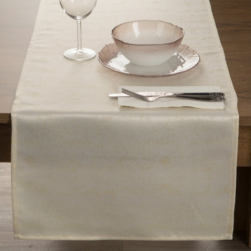 bieznik zloty 40x140 krem +złotko