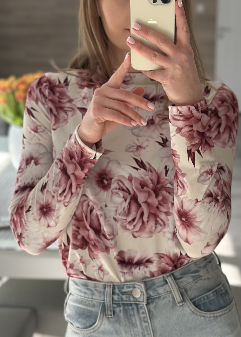 Bluzka w kwiaty