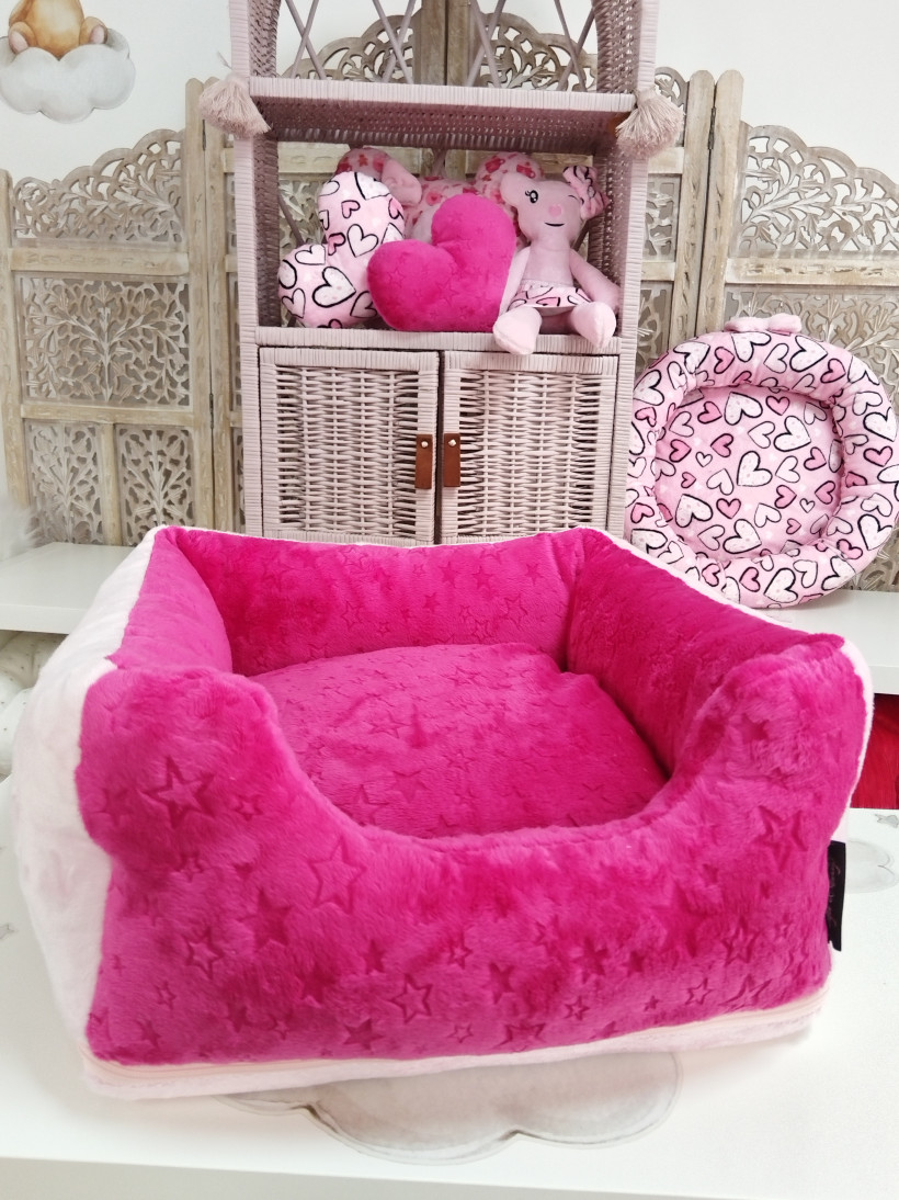 Divan T1 Rose & Etoile Fuchsia