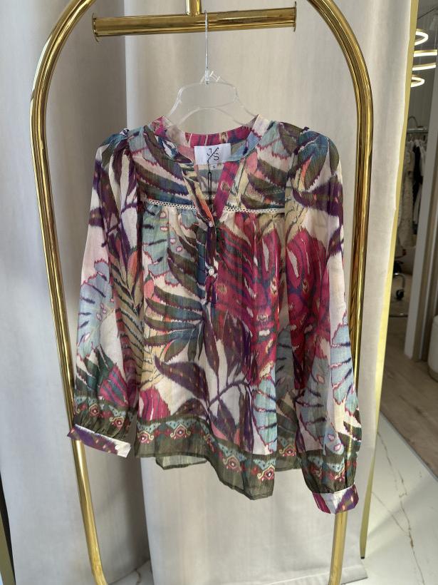 JS BLUZKA MGIEŁKA LIŚCIE