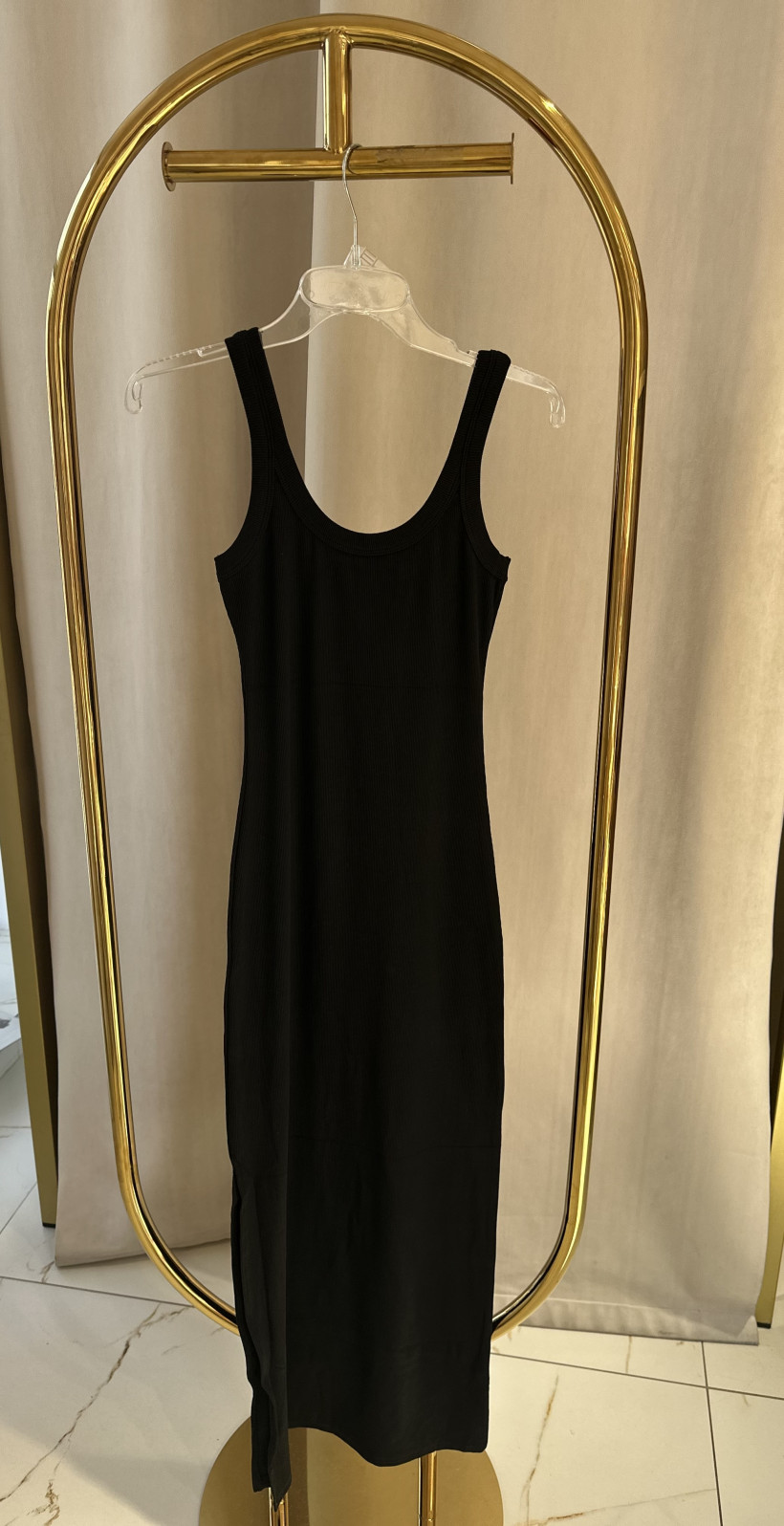 GIORGIA SUKIENKA PRĄŻEK RAMIĄCZKA CZARNA