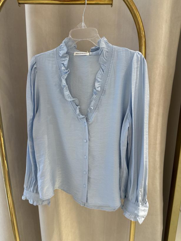 BISOUS KOSZULA FALBANKA BŁĘKIT