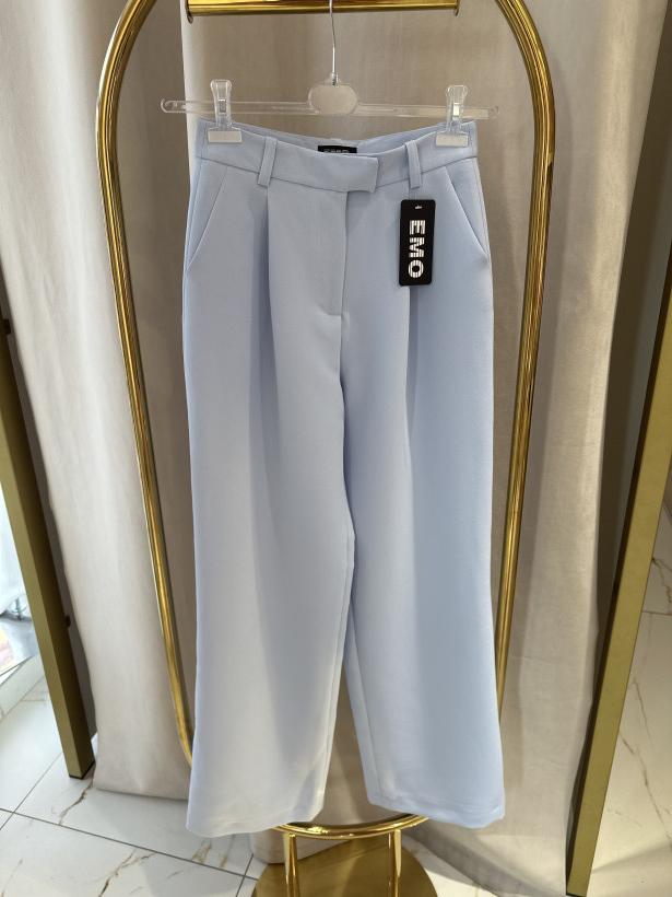 EM SPODNIE ELEGANCKIE BŁĘKIT