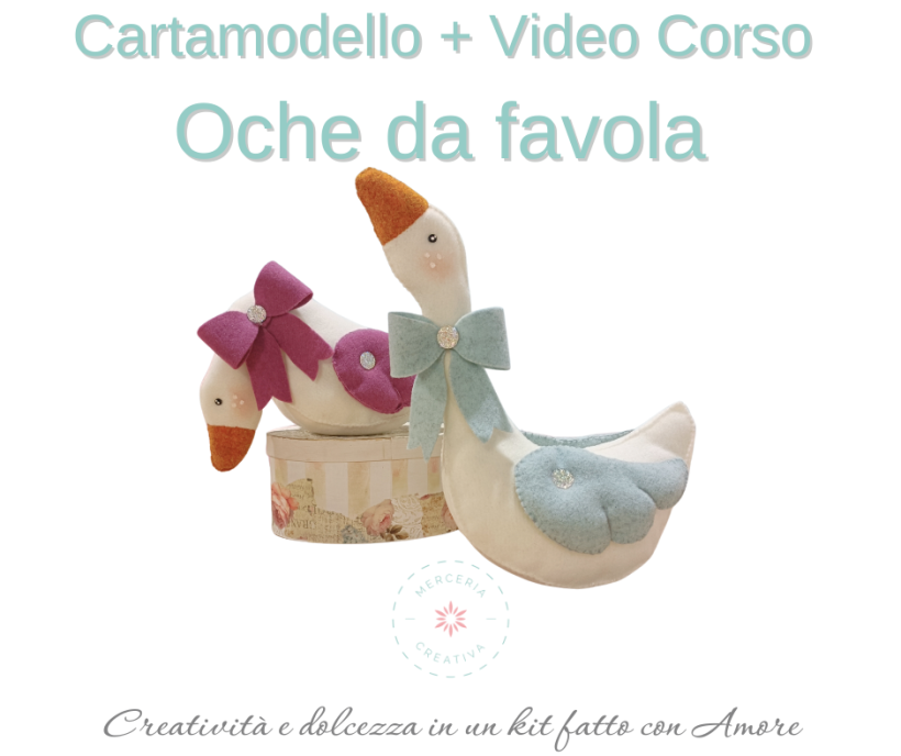 Cartamodello + Video Corso Oche da favola