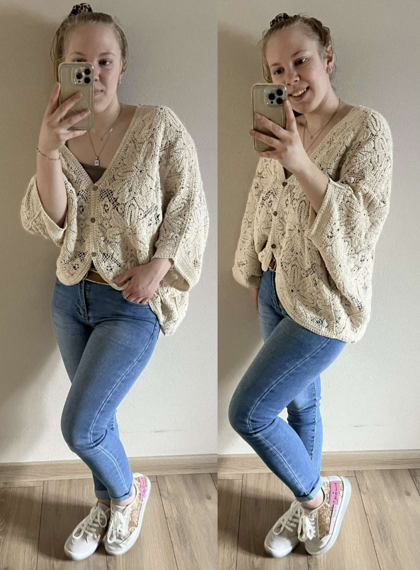 gilet beige