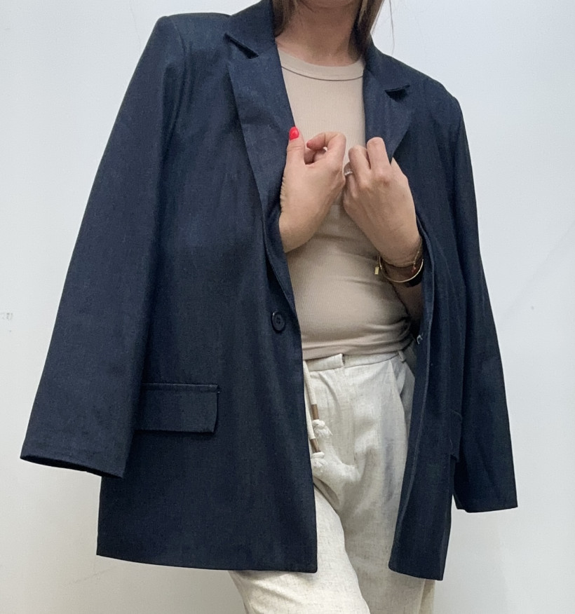 MARYNARKA OVERSIZE JEANS