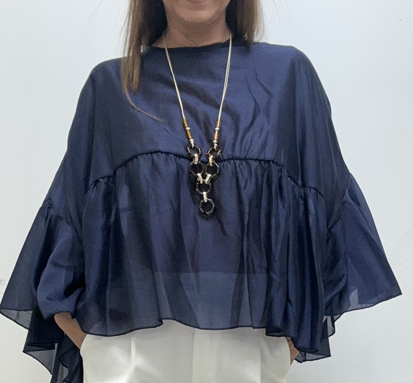 BLUZKA MGIEŁKA OVERSIZE