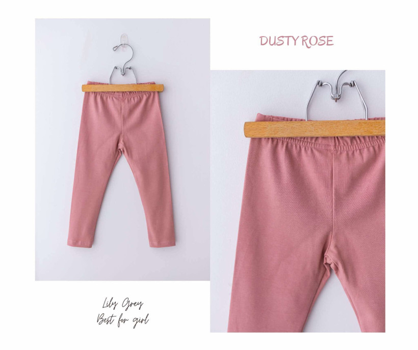 Legginsy brudny róż Lily Grey