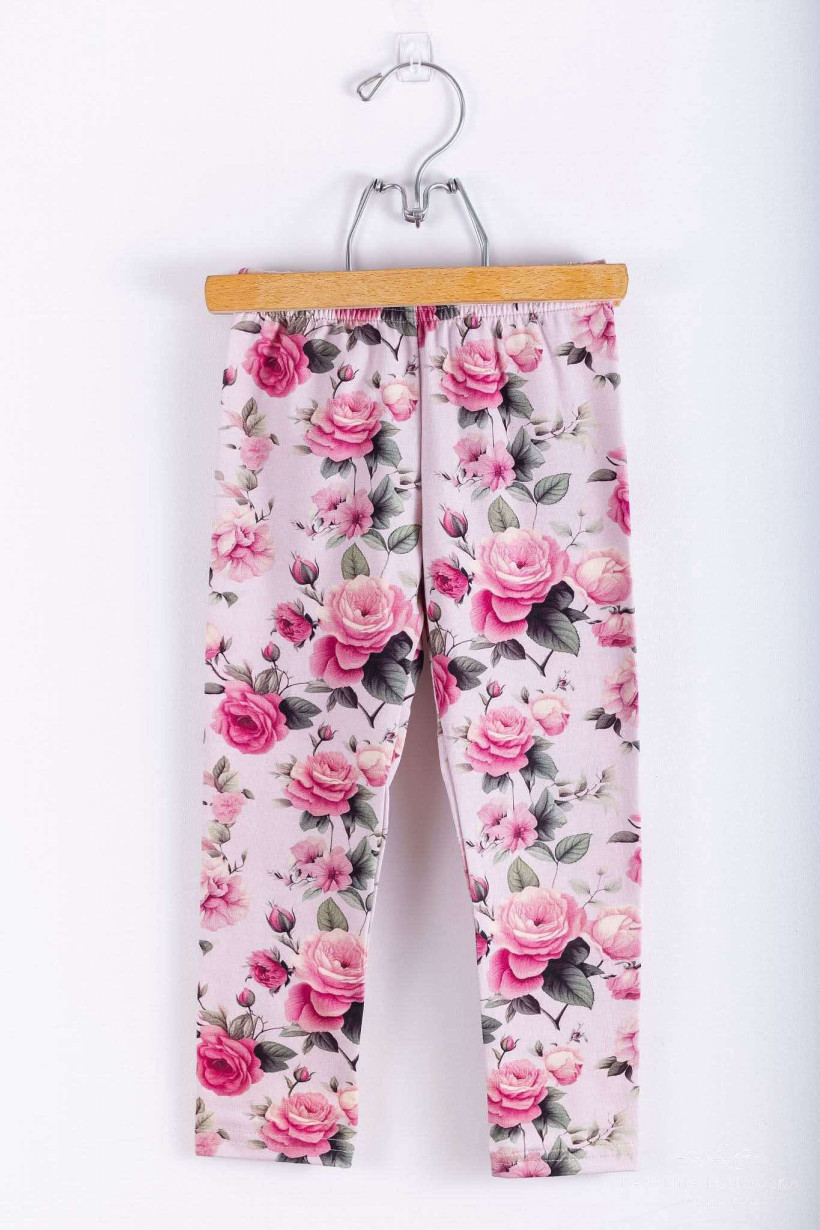 Legginsy antyczne róże Lily Grey