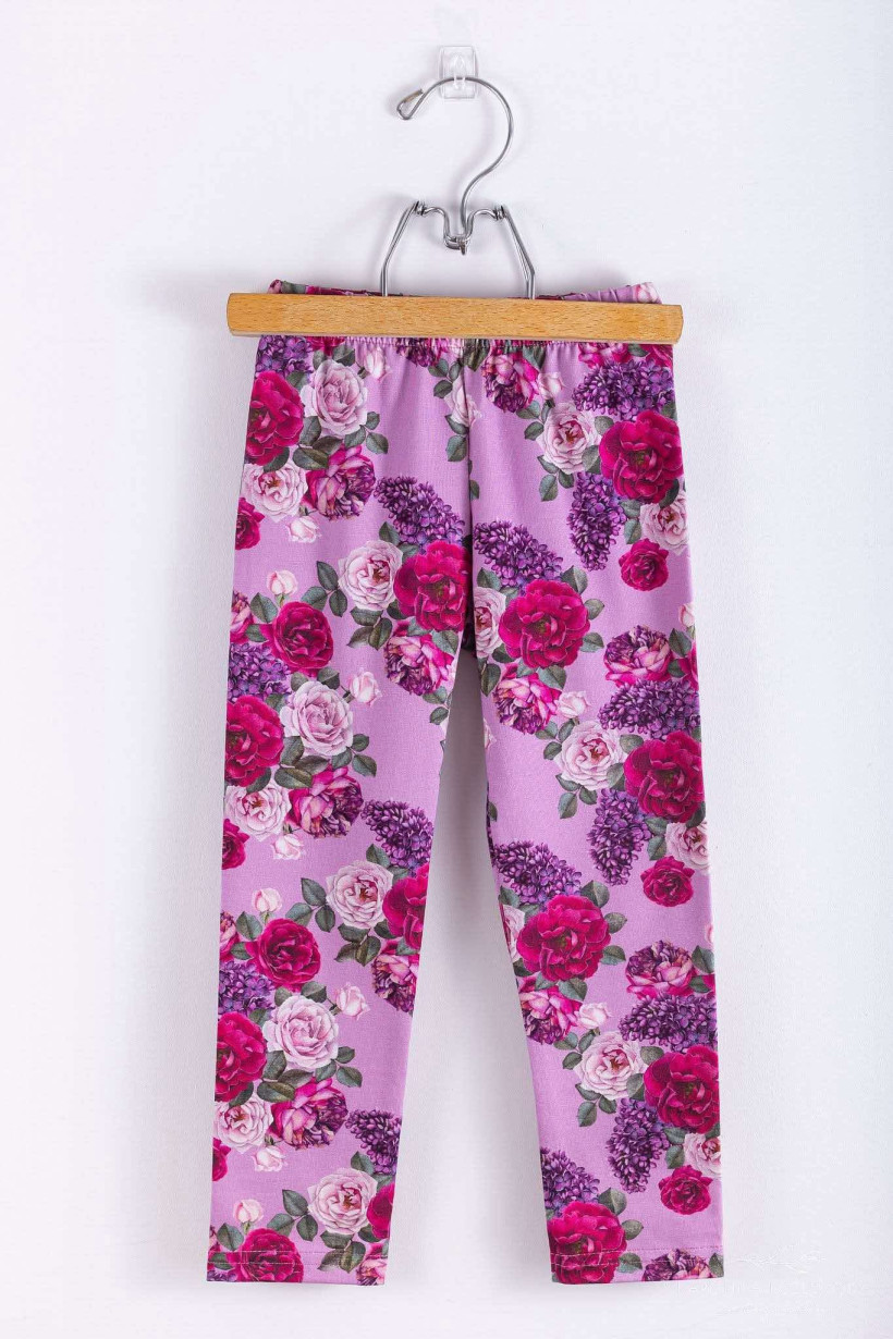 Leginsy bzy na fiolecie Lily Grey