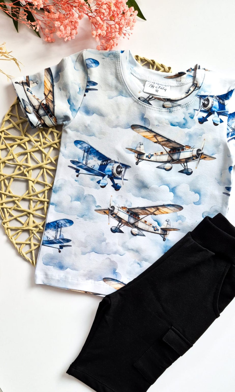 T-SHIRT AWIONETKI BY O BABY