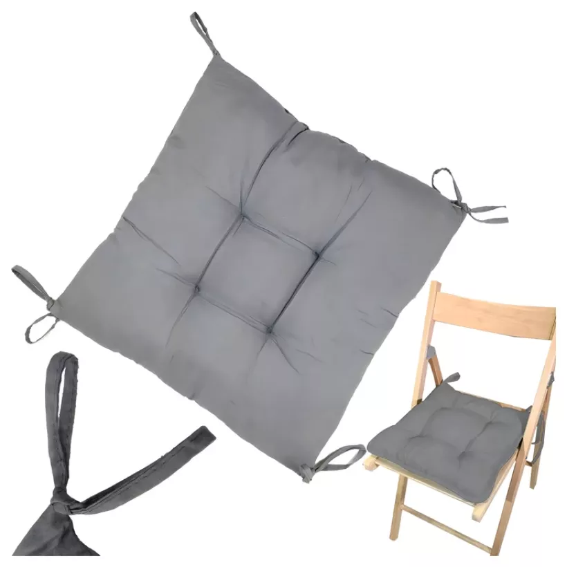 Poduszka ogrodowa na fotel krzesło pikowana wiązana 40x40cm RC-K-1056