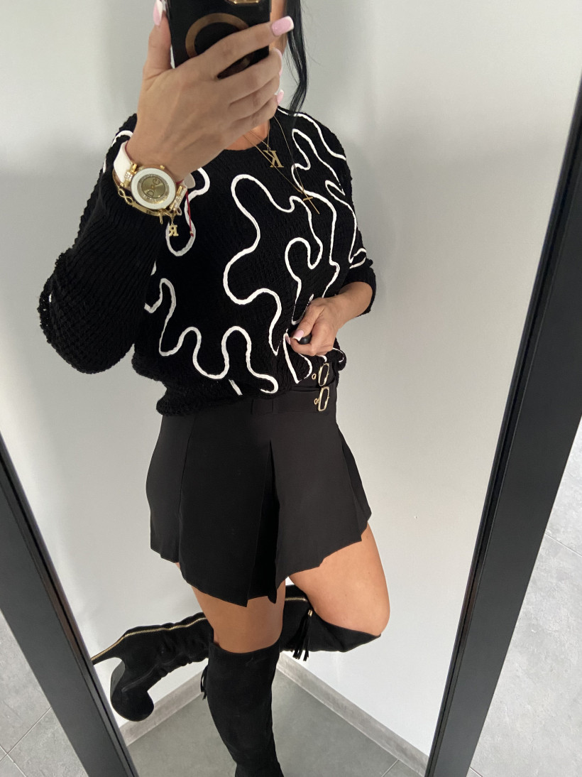 Sweterek 112 zig-zag