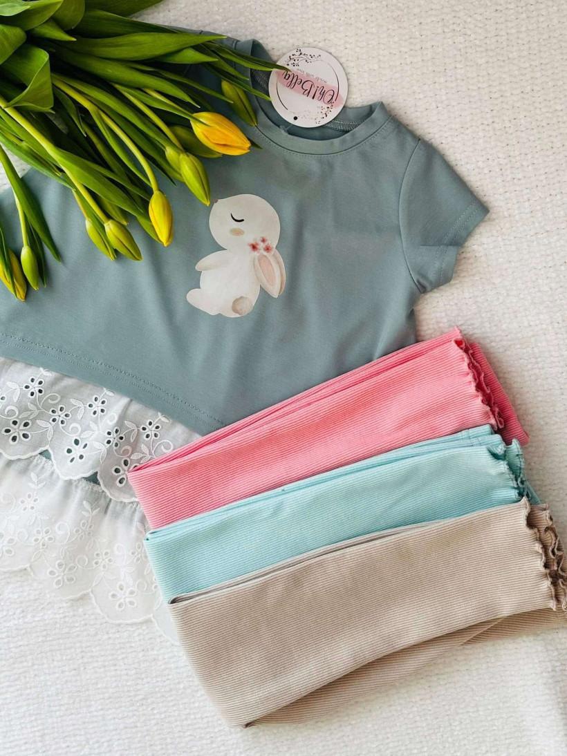 Legginsy prążek cukierek Oh Bella