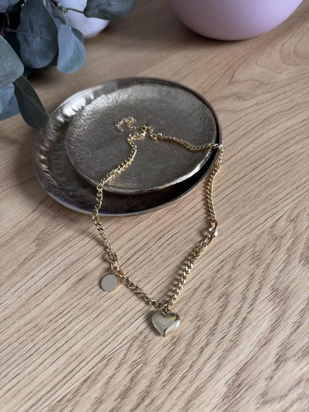 XX NASZYJNIK GOLD HEART