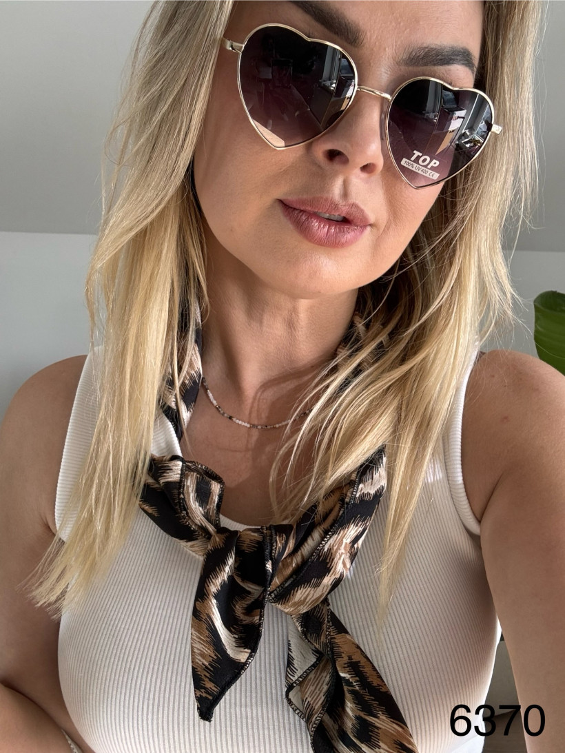 E! Okulary SERDUSZKA złote