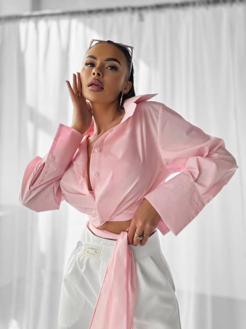 koszula NODA róż wyprzedaż