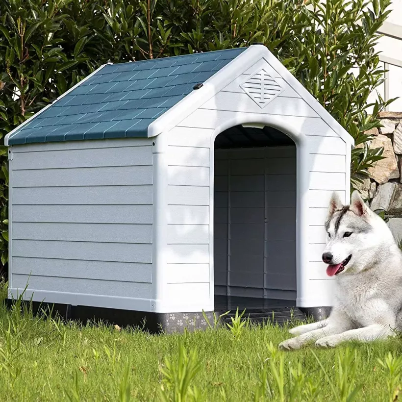 LITTLE ADVENTURES DOG HOUSE Buda dla psa rozmiar L