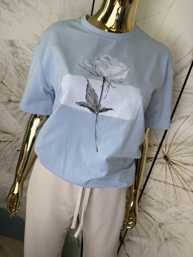 T-shirt różyczka NOODA