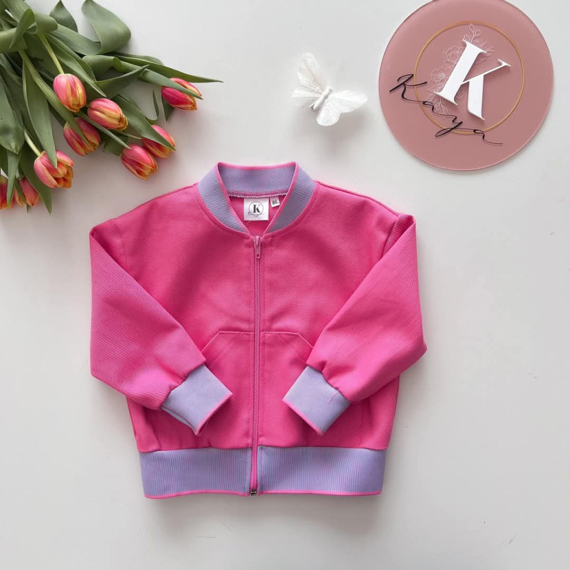 Katana jeansowa róż