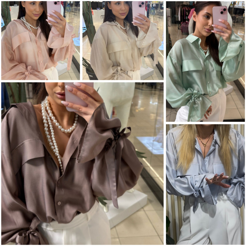 EM KOSZULA WIĄZANE RĘKAWY