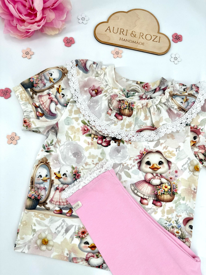 LEGINSY 3/4 PUDER AURI&ROZI