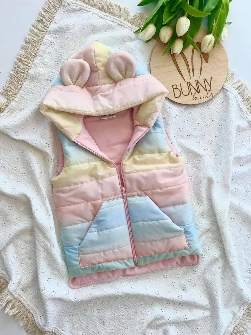 Kamizelka pastelowy szał BunnyKids