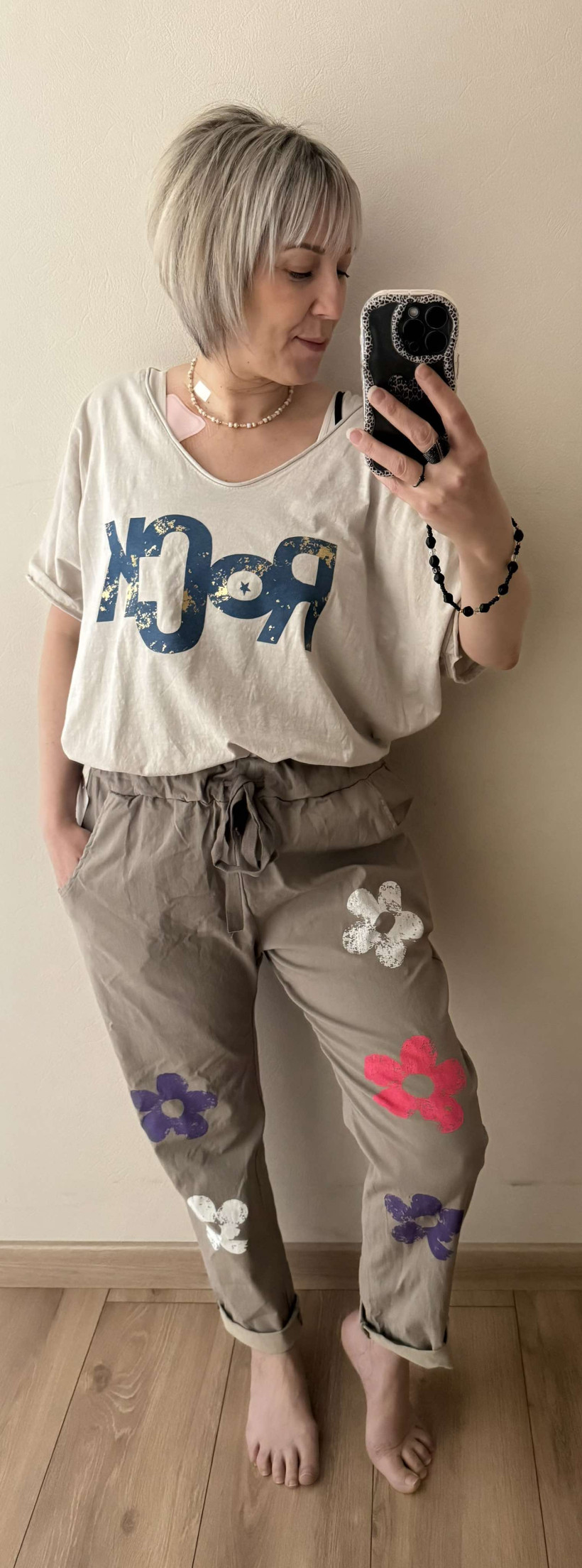 pantalon Motif fleur