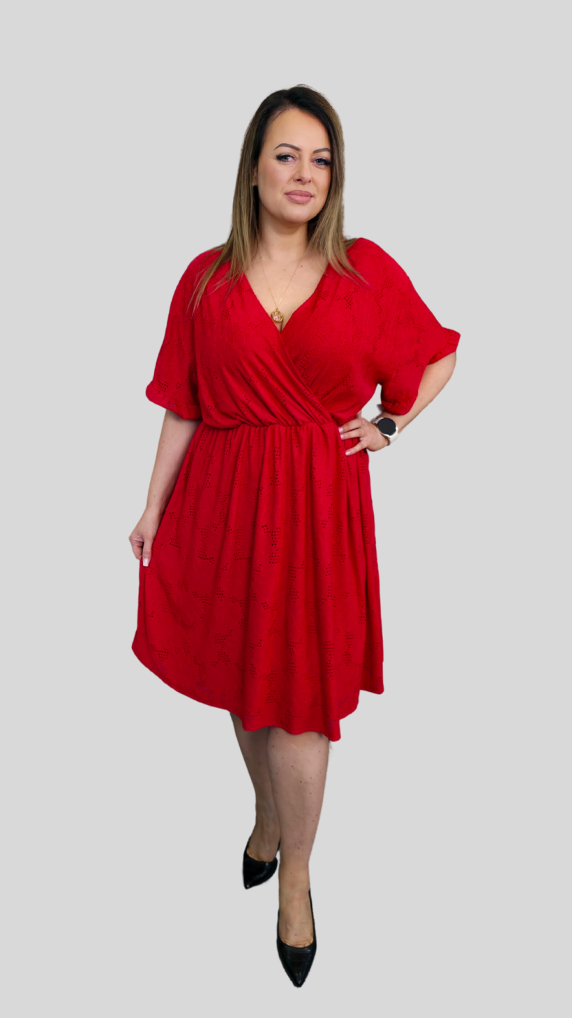 Sukienka ażurowa Ismena Lace - plus size