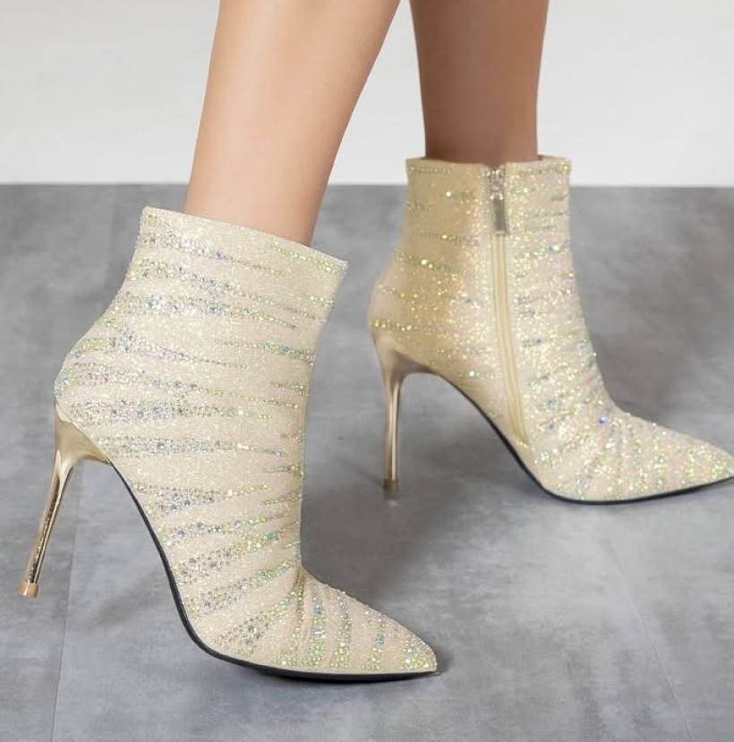 Bota com brilho - 293 Ouro